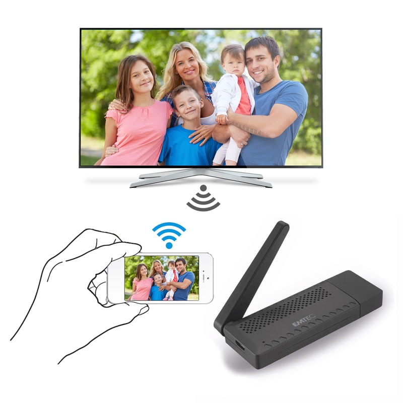 Trådlös HDMI-TV streaming dongle Miracast
