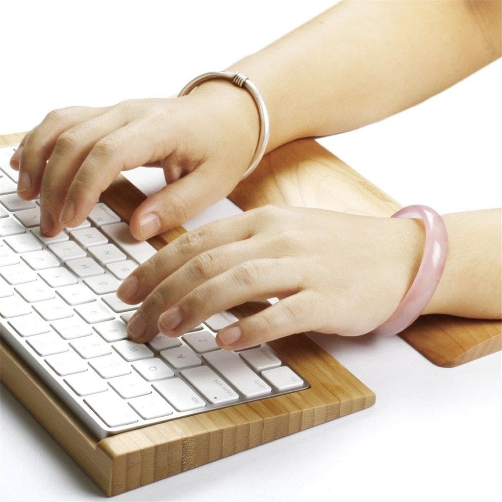 Handledsstöd tangentbord i trä design