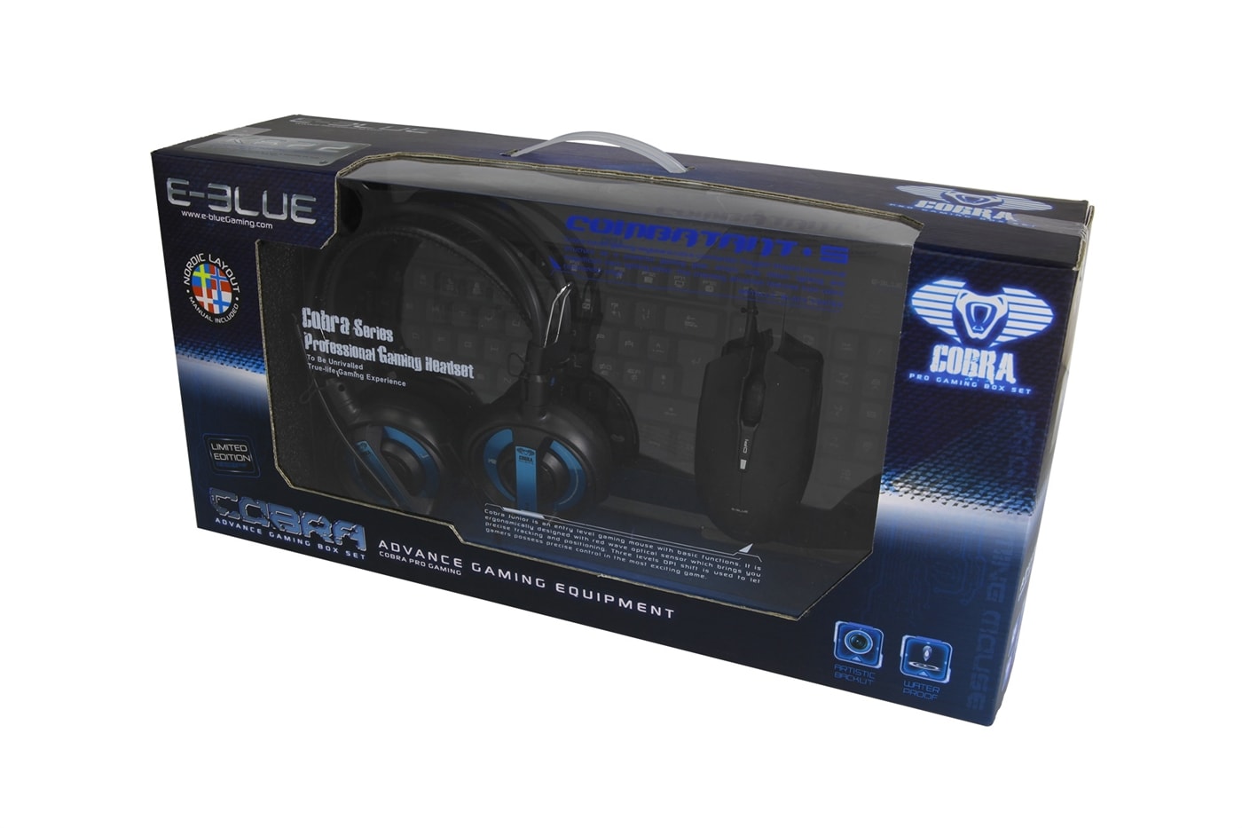 E-blue Cobra Backlit Gaming Set Blue