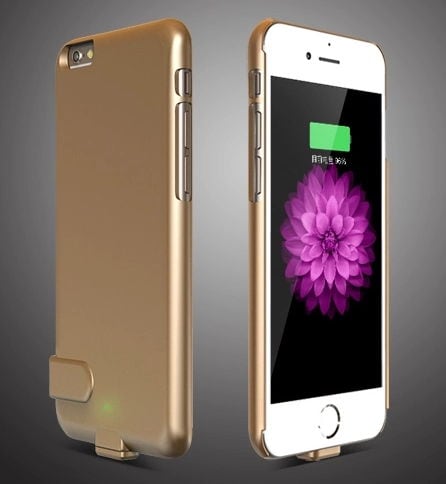 Batteriskal / Batterifodral iPhone 6 - Grå