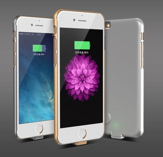 Batteriskal / Batterifodral iPhone 6 Plus - Gold