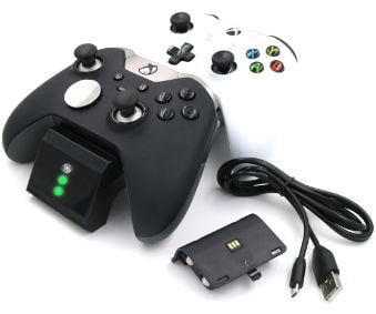 Laddstation Xbox One S handkontroll + 2st batterier