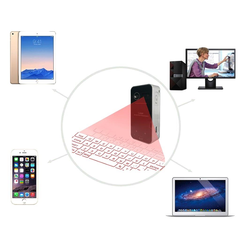 Virtuellt Bluetooth Laser Tangentbord Android / iPhone / Apple / PC