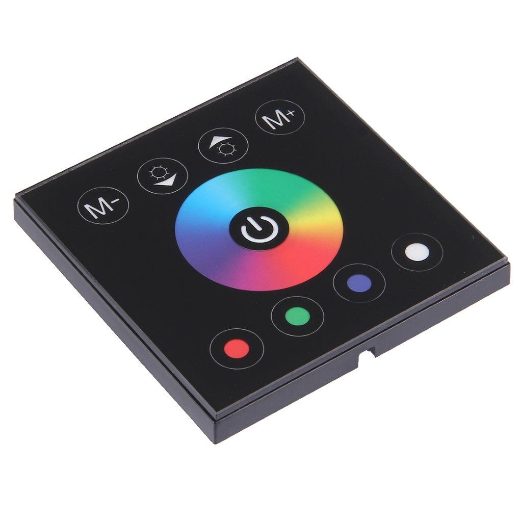 Touch strömbrytare för RGB LED belysning - Dubbla kanaler WiFi med bakgrundsbelysning
