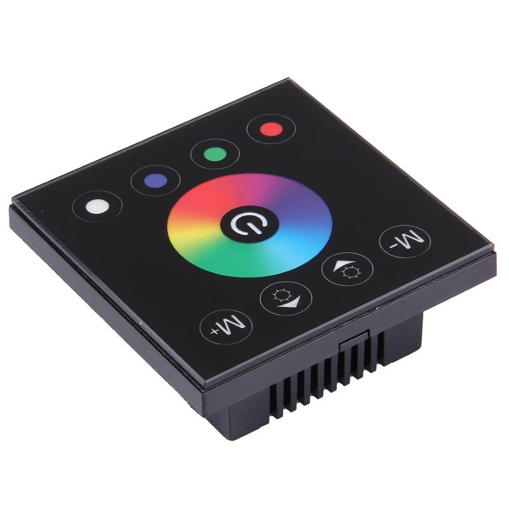 Touch strömbrytare för RGB LED belysning - Dubbla kanaler WiFi med bakgrundsbelysning