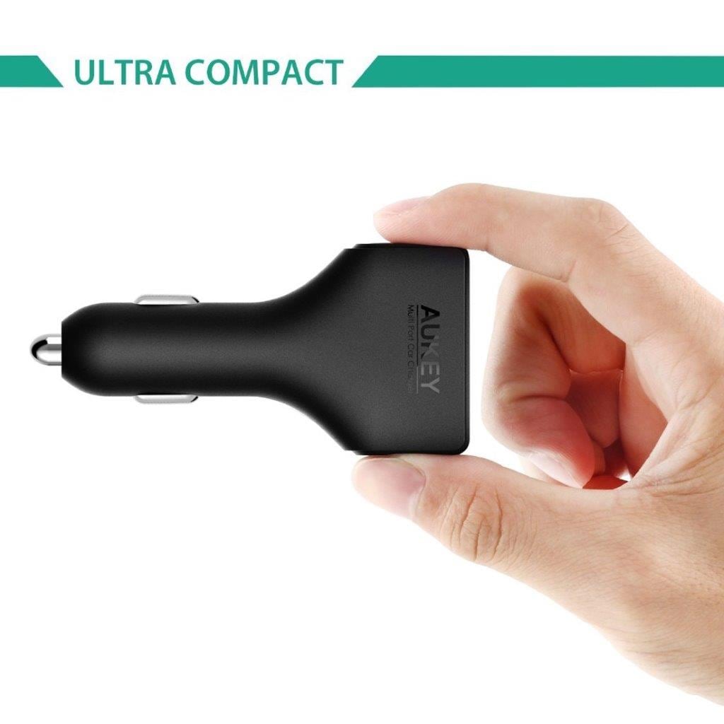 AUKEY CC-T9 4-Port USB billaddare Quick Charge 3.0