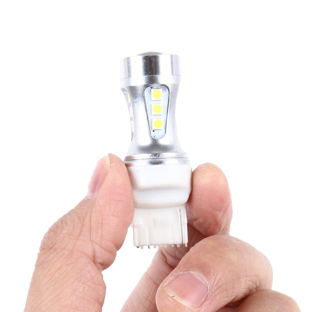 LED lampa 7440 10W 18 SMD-3030 bromsljuslampa / positionslampa