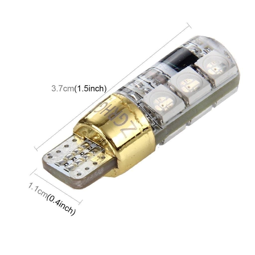 Fjärrstyrda LED Blixtljus 6 SMD-5050 - 2st med fjärr