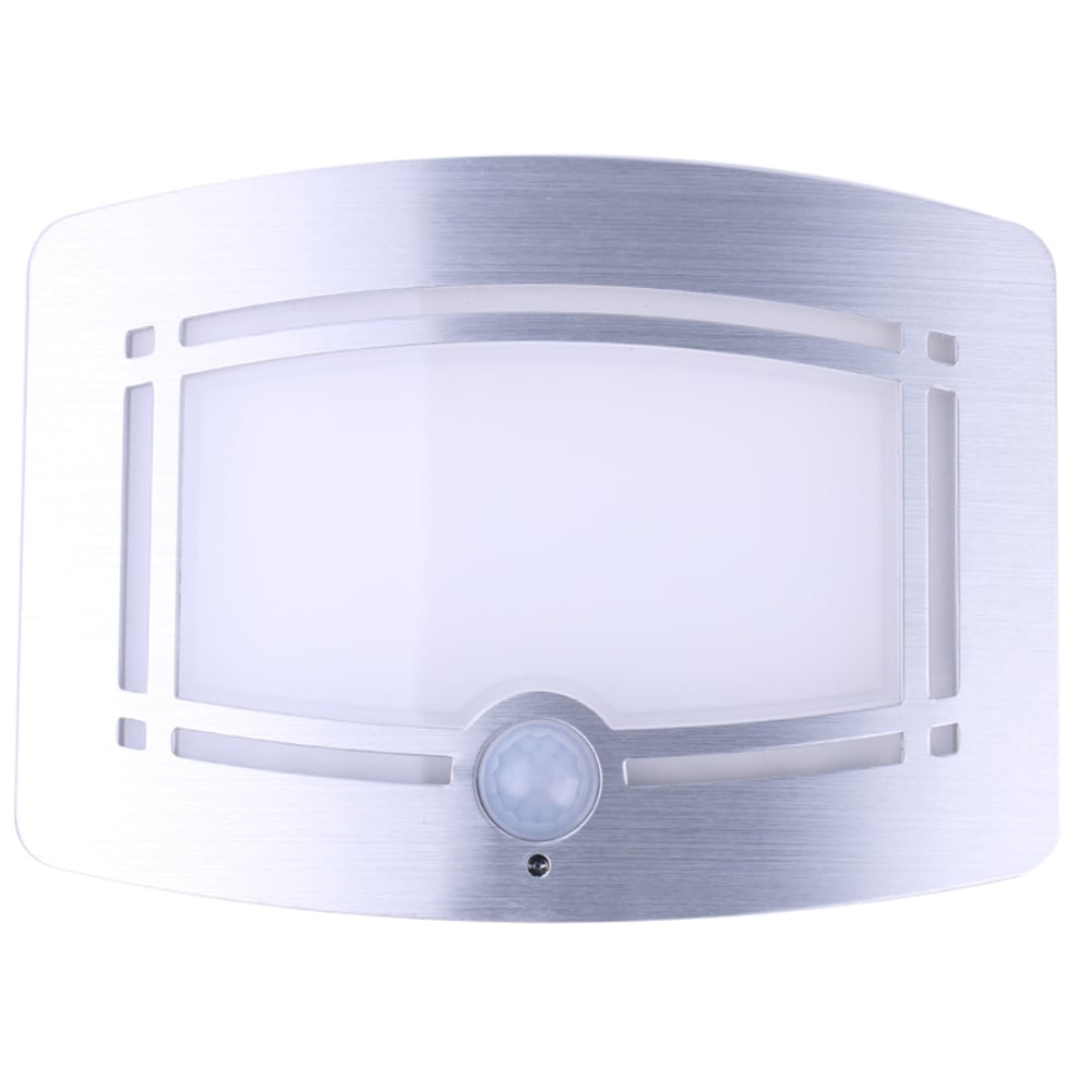 Batteridriven vägglampa med rörelsedetektor och LED