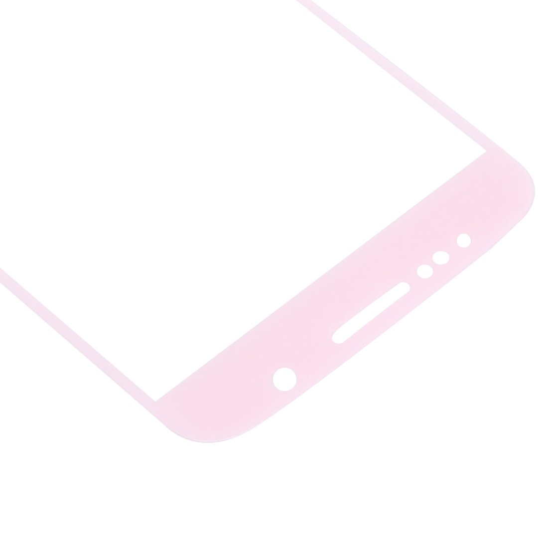 Härdat glasskydd Samsung Galaxy S6 i rosa