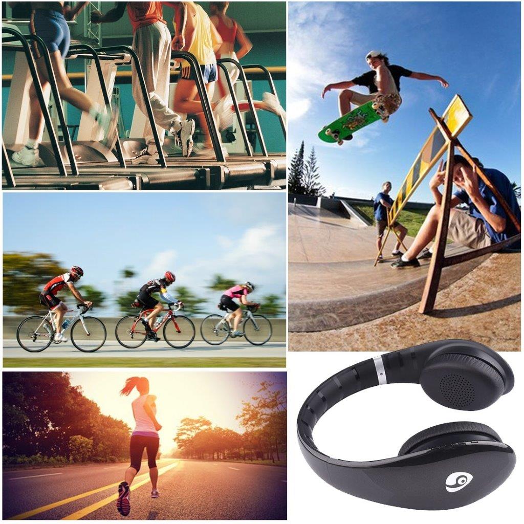 Stretch Stereo HD Sport Bluetooth 4.1 Headphone Headset