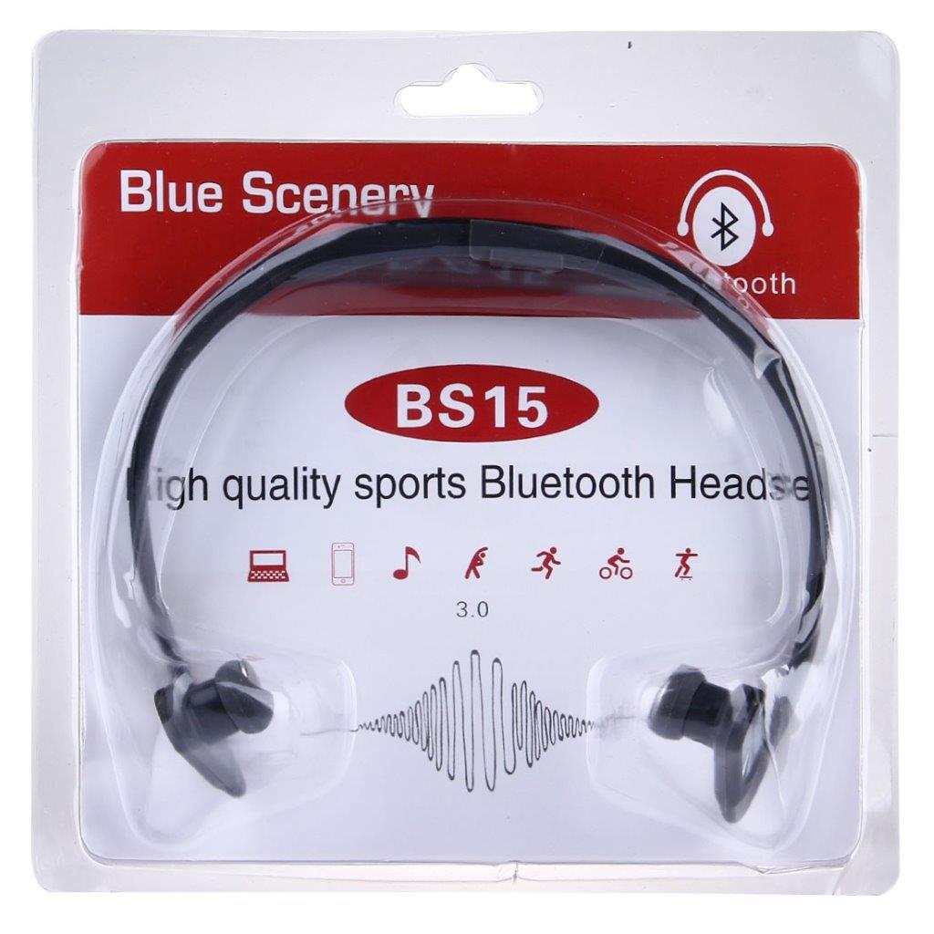 Stereo Sport Bluetooth Earphone In-ear Headset med MP3