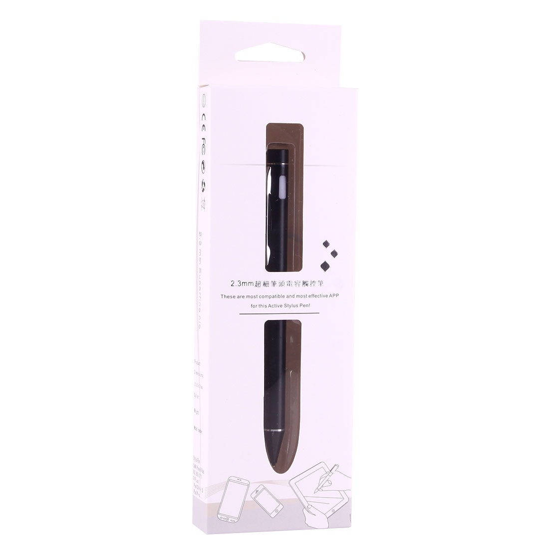 Touch Penna med Superfin Precisionsspets - Laddbar, Rita & Skissa
