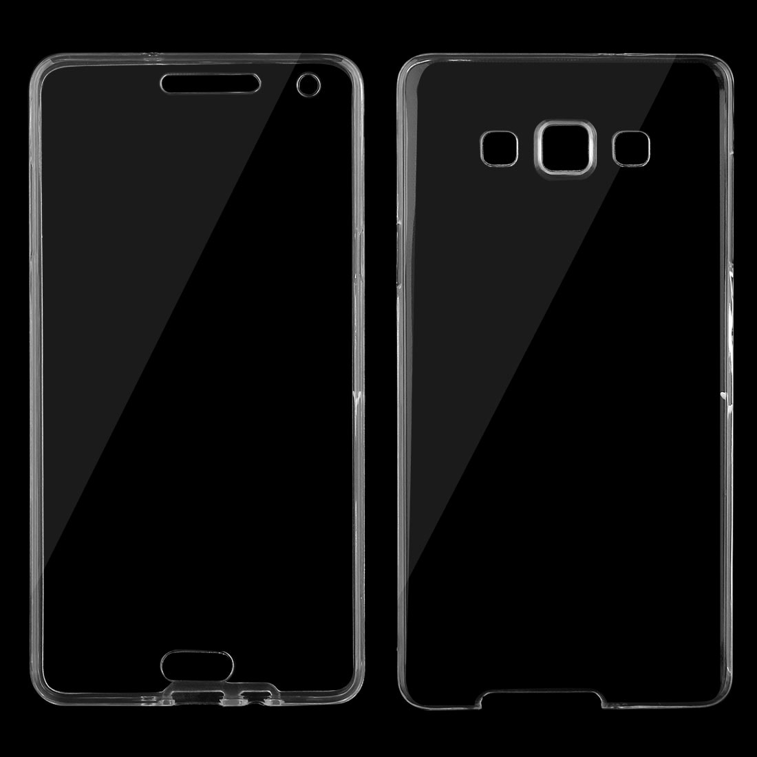 Transparent dubbelsidigt Skal Samsung Galaxy A7