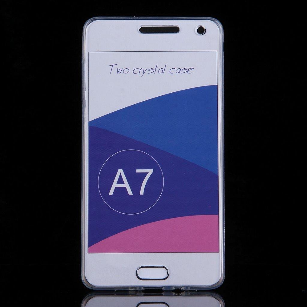 Transparent dubbelsidigt Skal Samsung Galaxy A7