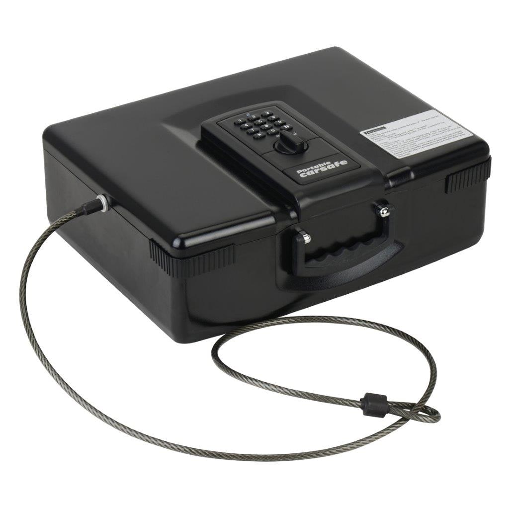 Portabel Säkerhetsbox med nyckel för Laptop / Kamera / Plånbok
