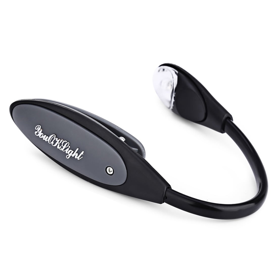 LED-läslampa med clips och flexibel svanhals