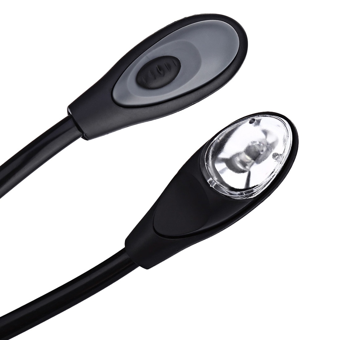LED-läslampa med clips och flexibel svanhals