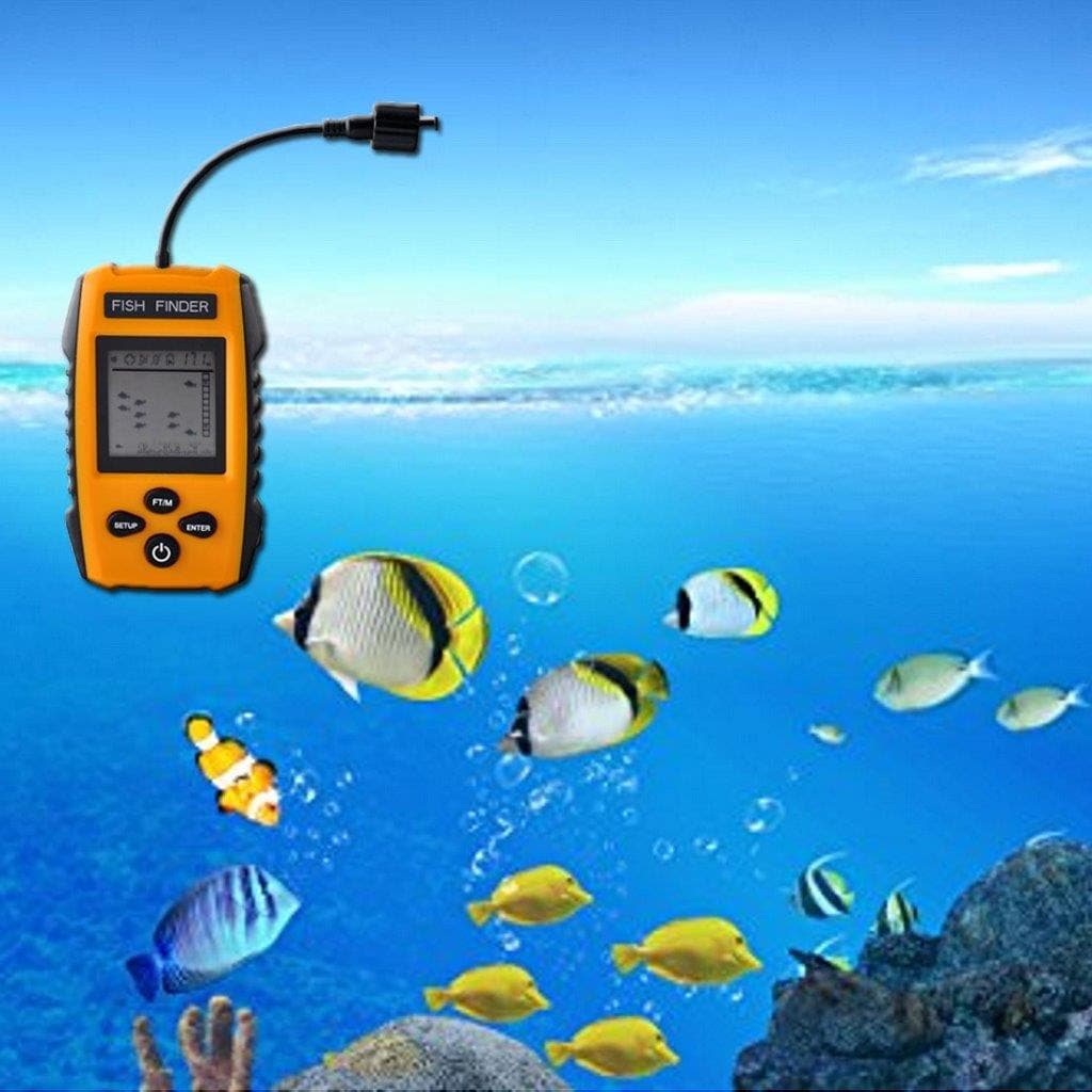 Fish Finder med Sonar Sensor & LCD Display