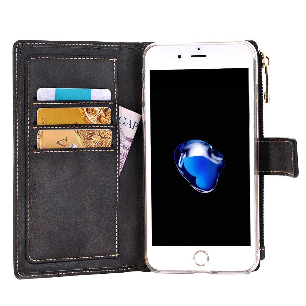 Fodral med kreditkortshållare och myntfack iPhone 7 & 7s
