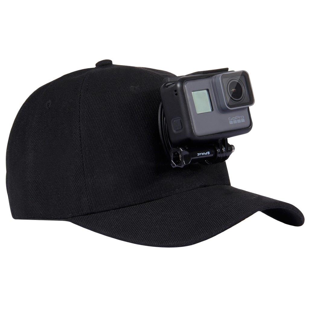 Keps med fäste för actionkamera GoPro HERO