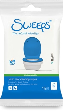 Sweeps® Rengöringsservetter för toalett