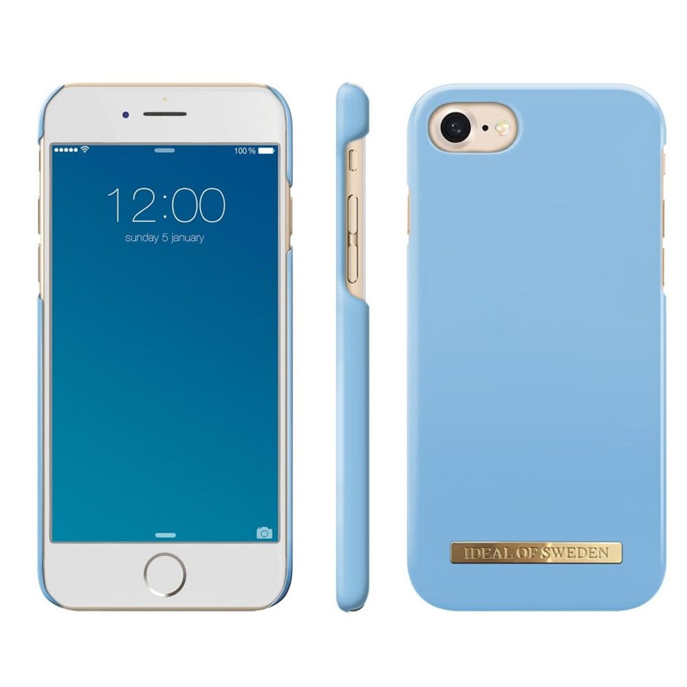 iDeal Fashion Case Airy Blue iPhone 8 / 7 - Blå