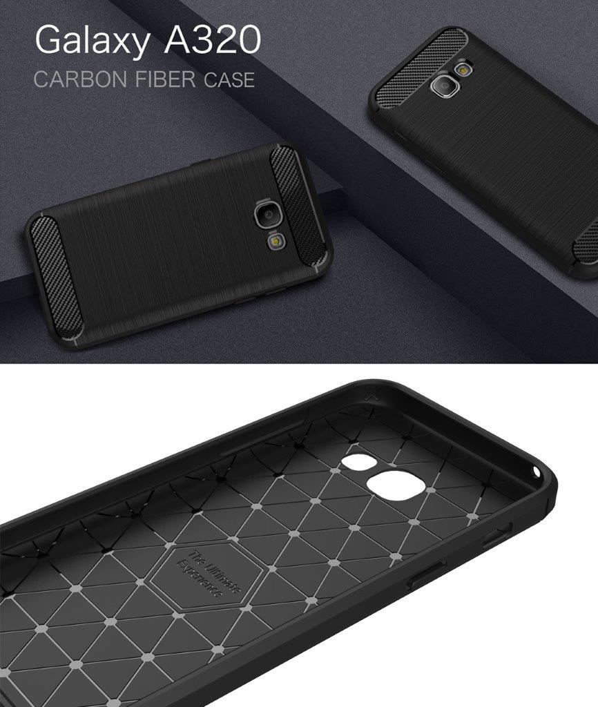 Carbon Fiber skal Samsung Galaxy A3 2017