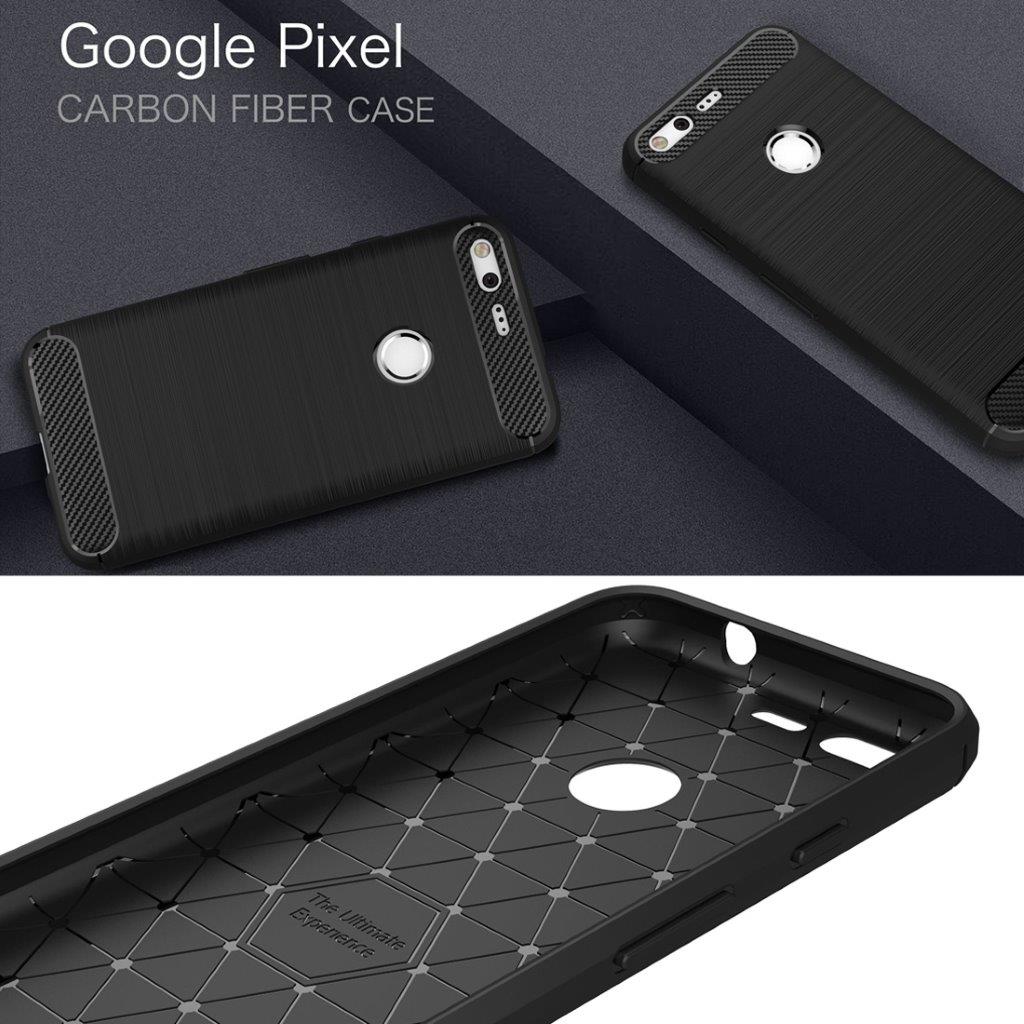 Borstat Karbonfiberskal Google Pixel