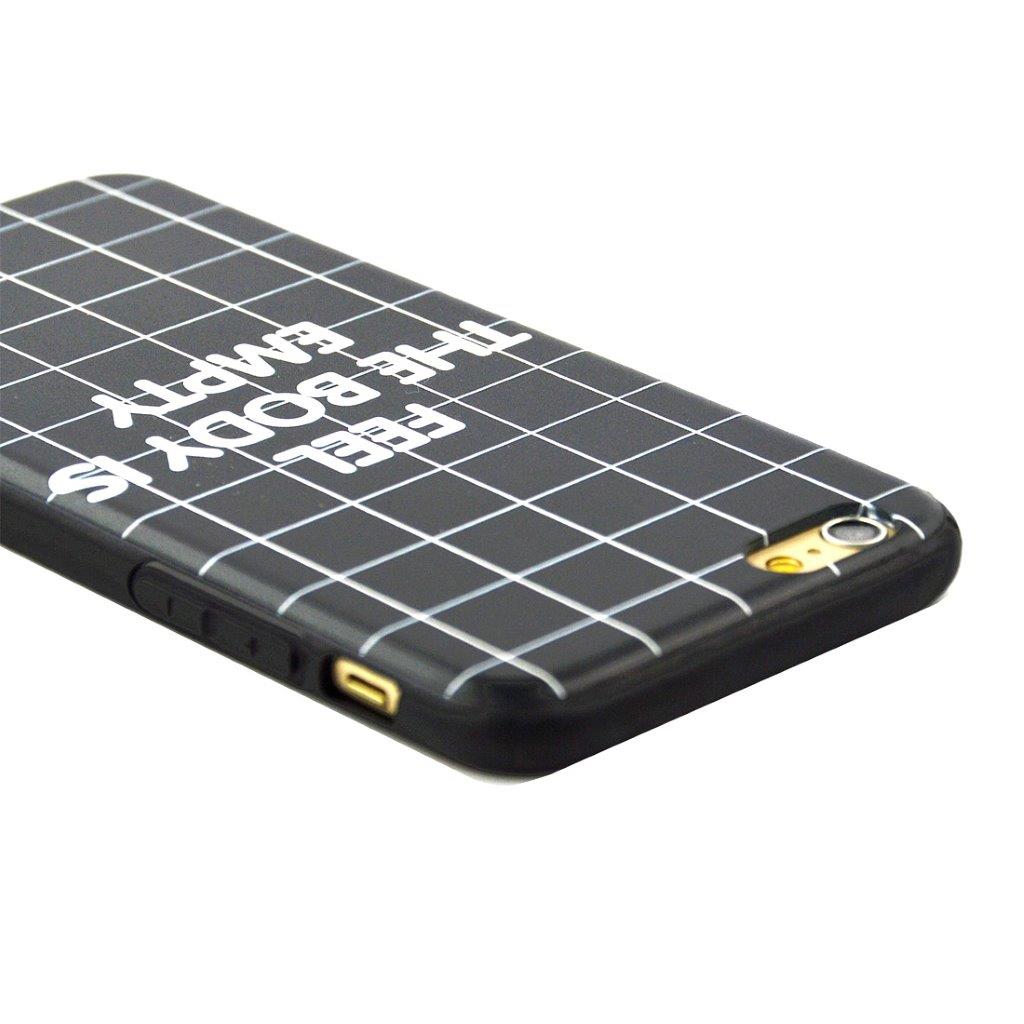 DesignSkal iPhone 6 & 6s 3D Black Grids