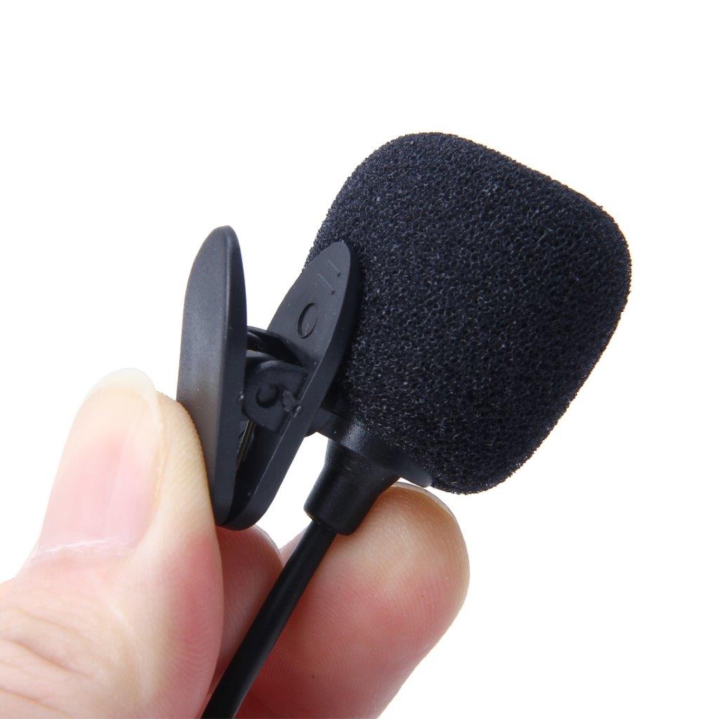 Handsfree bilmikrofon 3,5 mm – med klämfäste