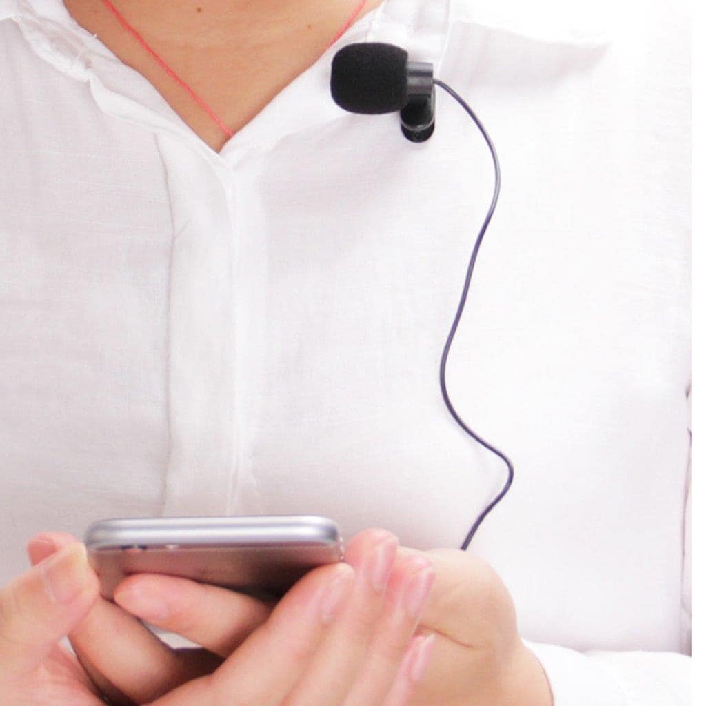 Handsfree bilmikrofon 3,5 mm – med klämfäste