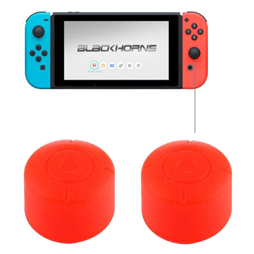 Silikonknappar Nintendo Switch - Röd 2Pack