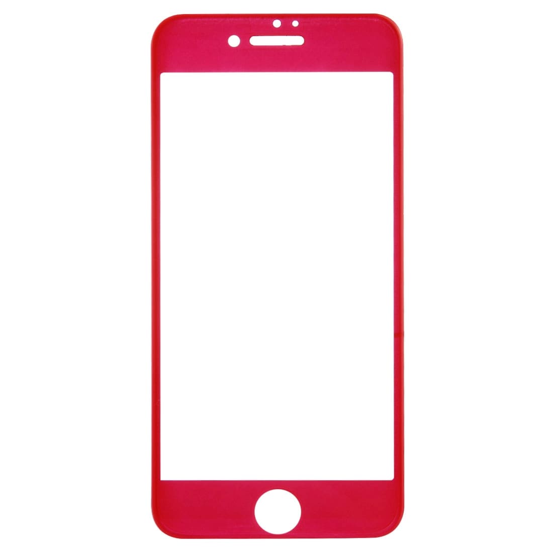 Rött Fullskärmsskydd i glas iPhone 8 Plus / 7 Plus
