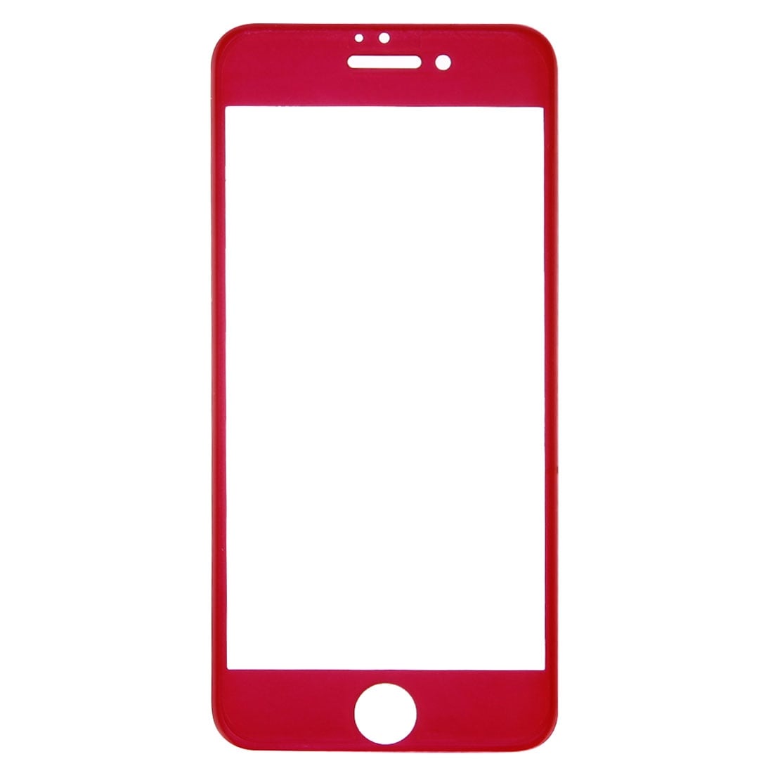 Rött Fullskärmsskydd i glas iPhone 8 Plus / 7 Plus