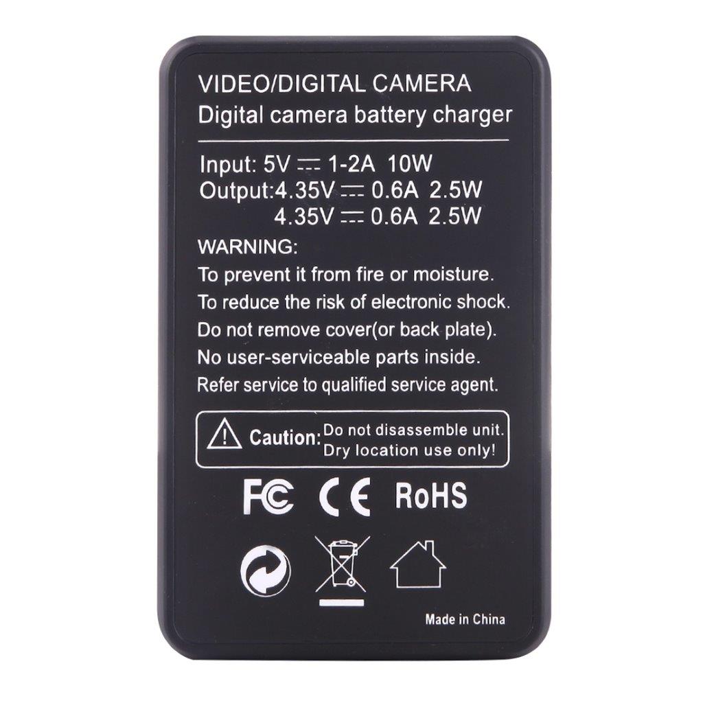 LCD Dual laddare GoPro HERO6 / HERO5 AHDBT-501 batteri