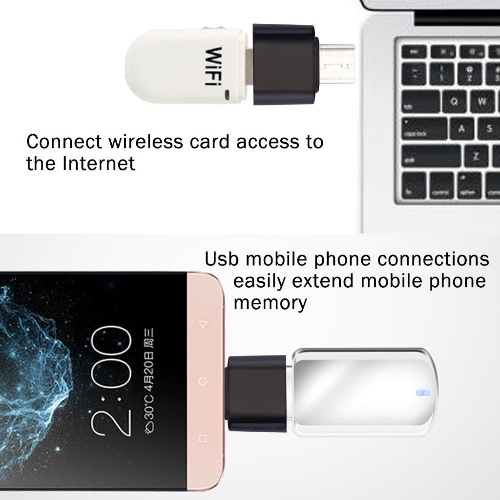OTG-adapter USB Typ-C till USB 3.0 – kompatibel med smartphone och dator