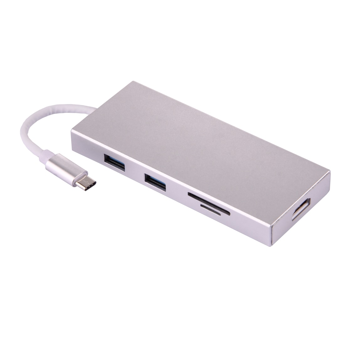 Adapter USB 3.1 Typ-C till HDMI & 3 x USB 3.0 & SD/Micro SD kortläsare