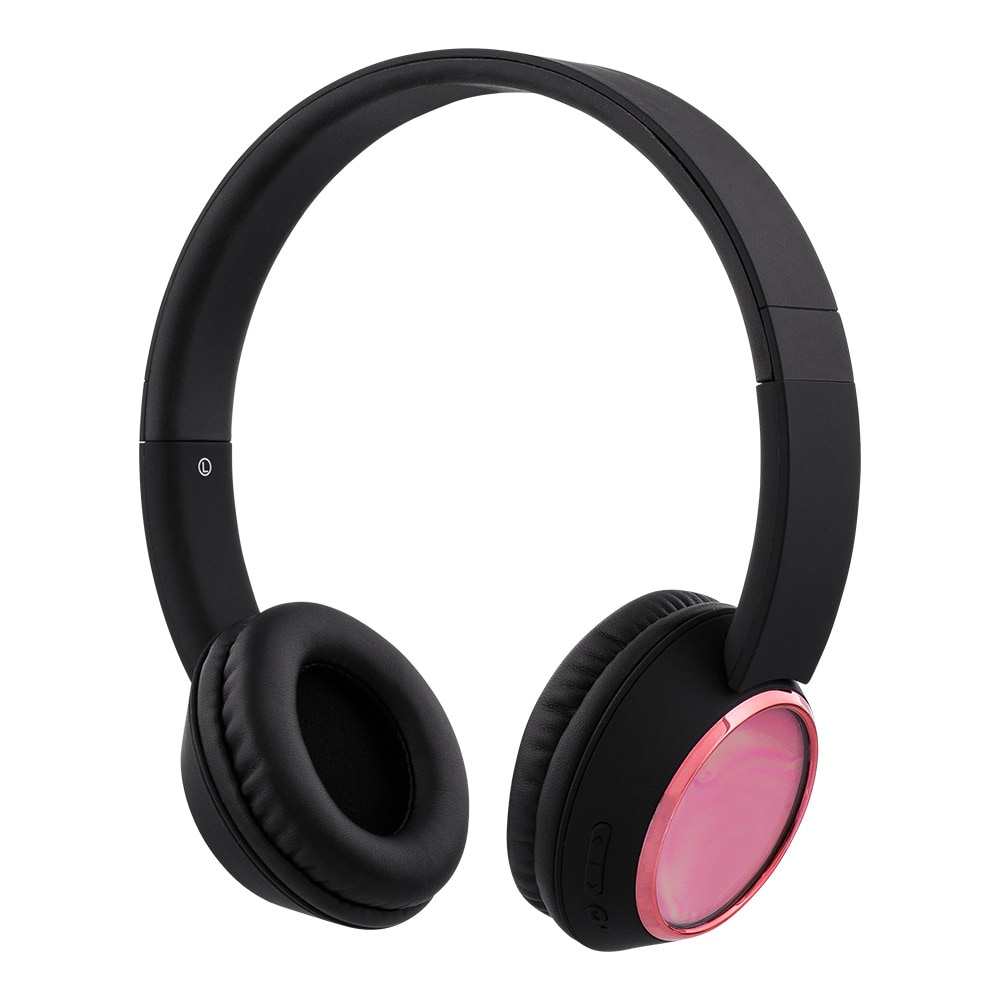 STREETZ Bluetooth-hörlurar med mikrofon - Svart/Rosa