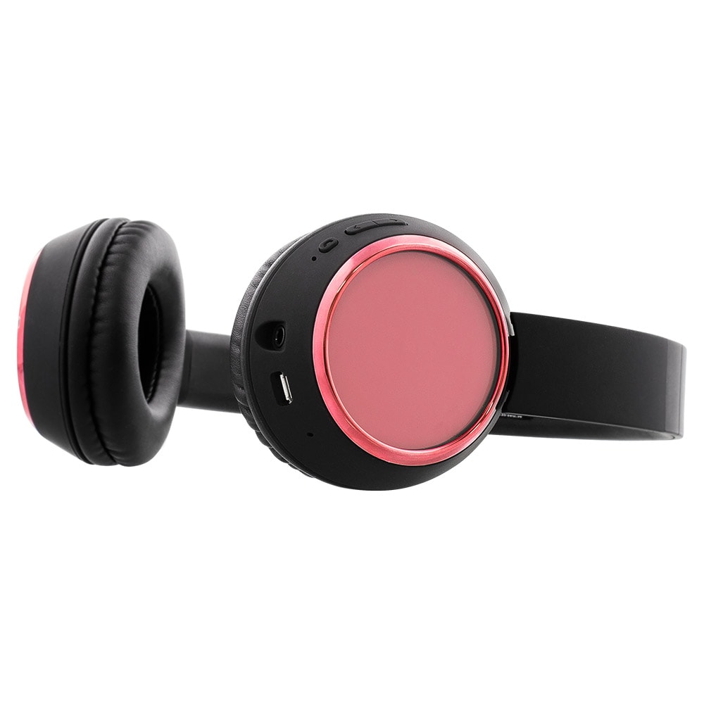 STREETZ Bluetooth-hörlurar med mikrofon - Svart/Rosa