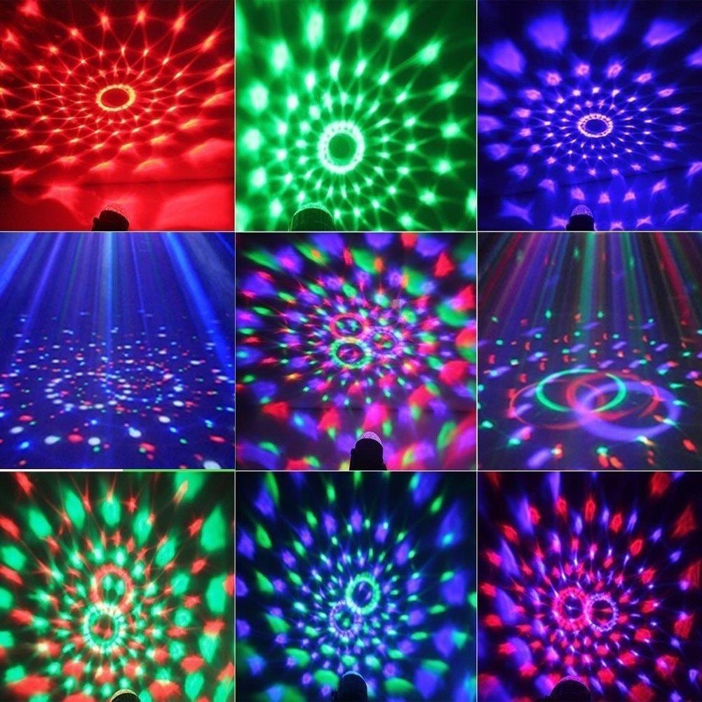 Roterande Discokula - Magic Ball roterar och pulserar med musiken