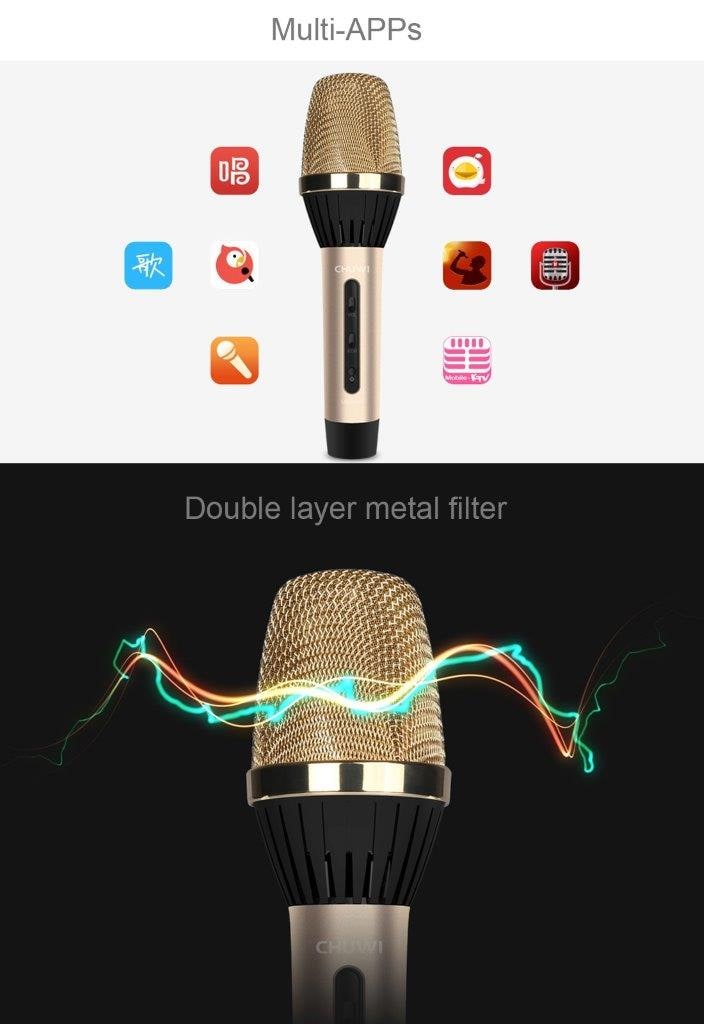 Bluetooth Karaoke Mikrofon iPhone / Android