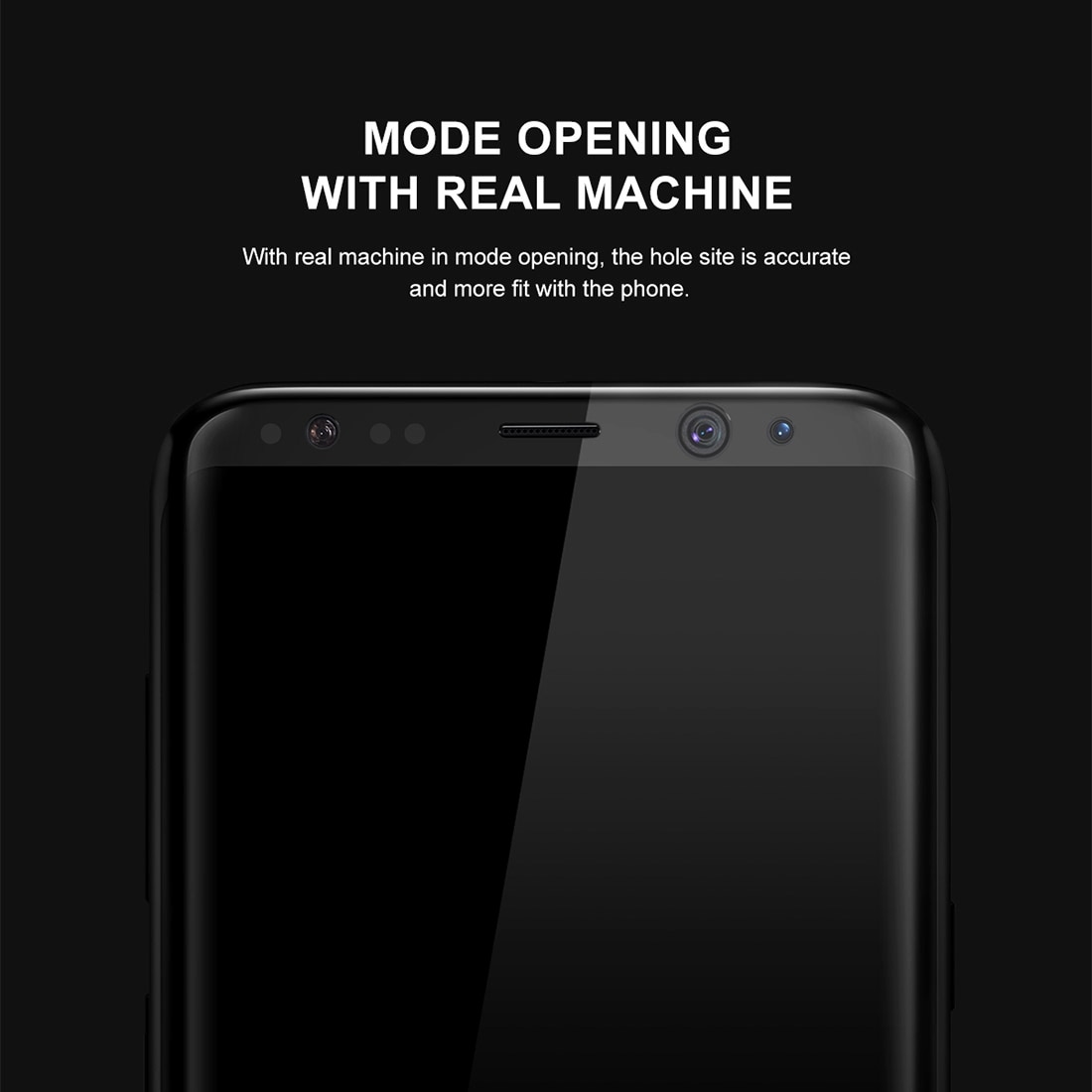 Skärmskydd i härdat 3D glas Samsung Galaxy S8 Plus