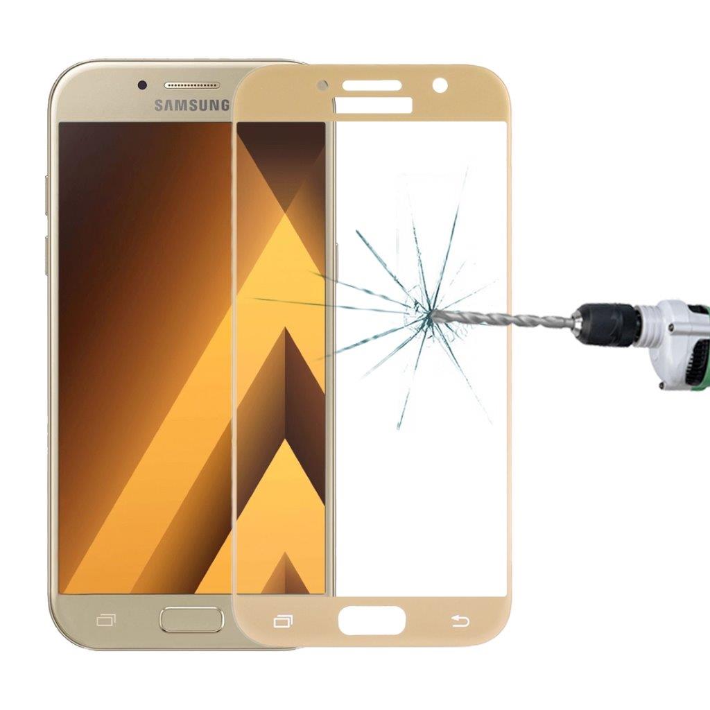 Skärmskydd (guld) i härdat glas - Samsung Galaxy A7 (2017)