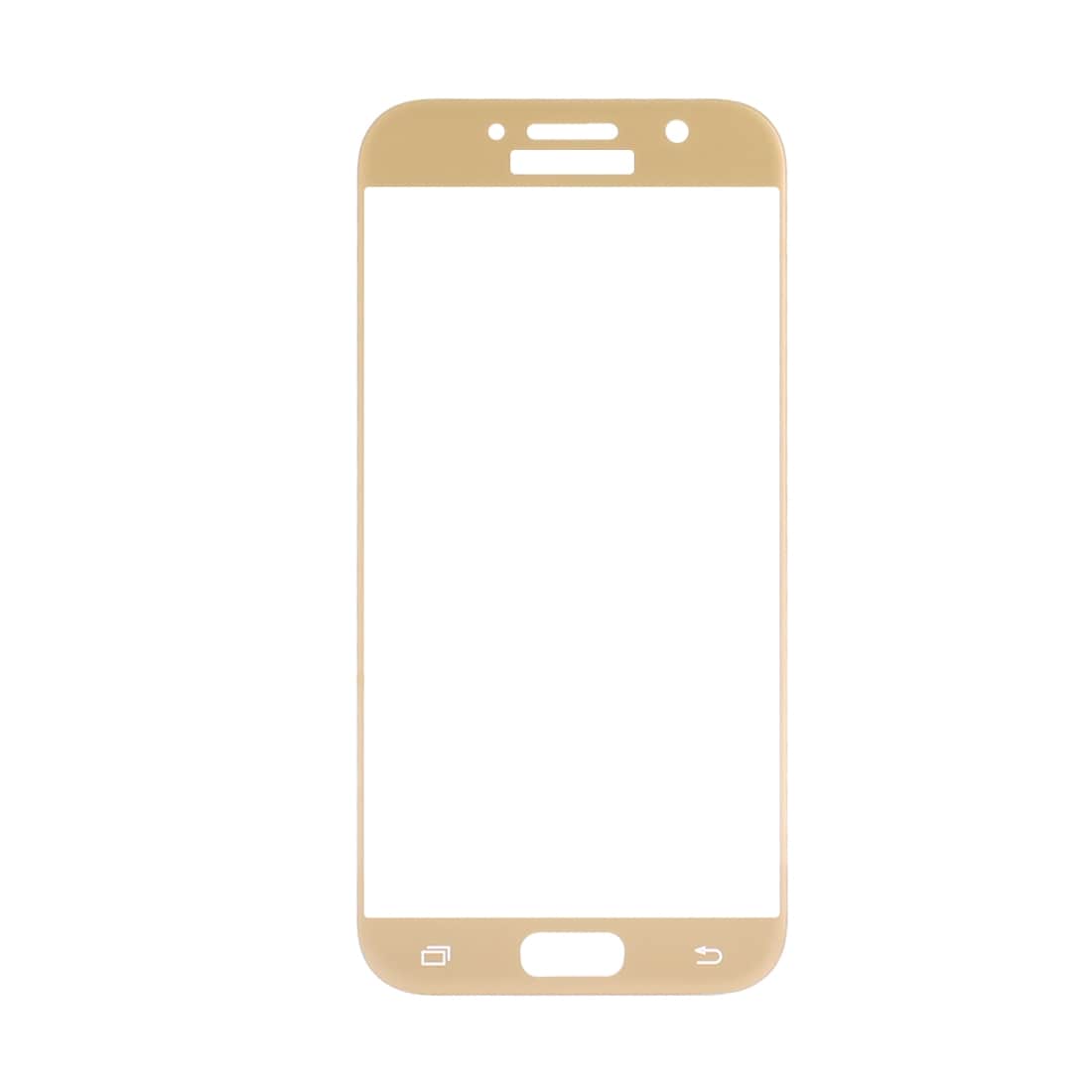 Skärmskydd (guld) i härdat glas - Samsung Galaxy A7 (2017)