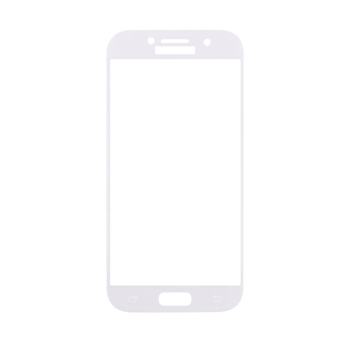 Vitt skärmskydd i härdat glas - Samsung Galaxy A7 (2017)