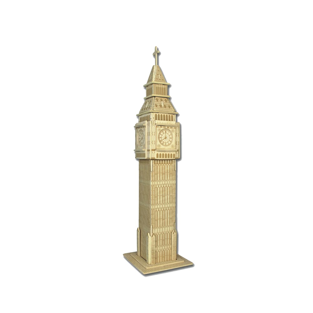 3D-pussel i trä – modell Big Ben