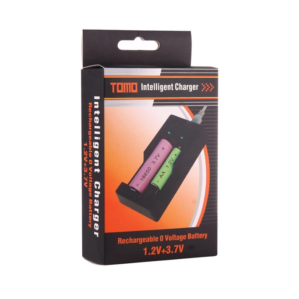 Batteriladdare USB 18650/18500/17650/16340/AA/AAA