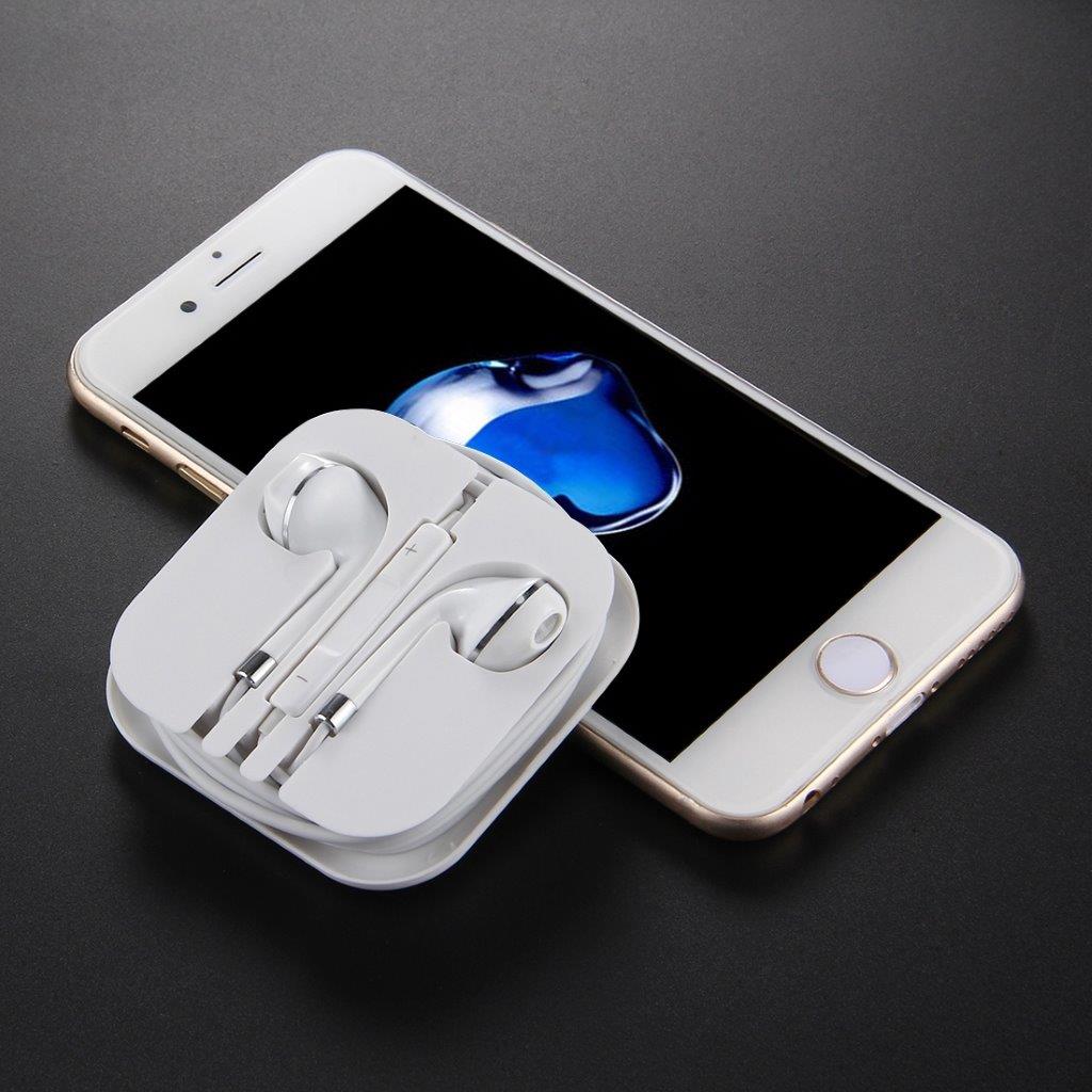 In-Ear mobil headset med fjärr & Mic - iPhone, Samsung, HTC, Sony mm