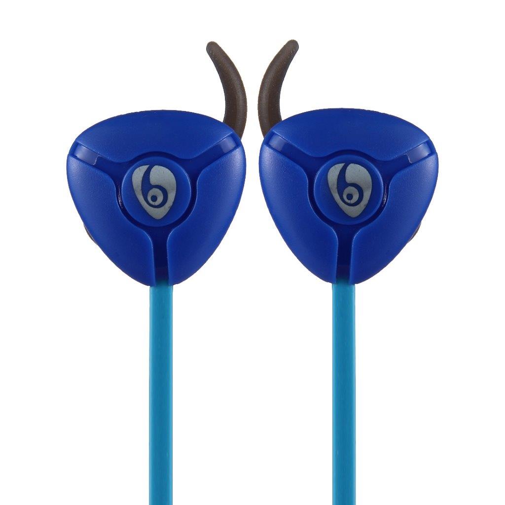 Bluetooth bygelheadset iPhone / Android med Mic / blå
